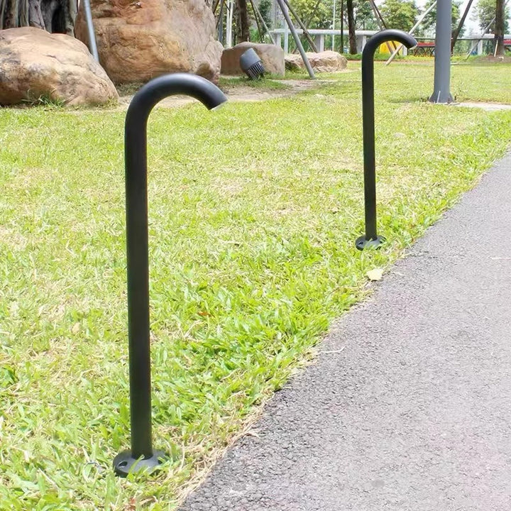 Contemporary Industrial Waterproof Aluminum Reinforced Glass Bent Tube LED Outdoor Light Landscape Lighting For Garden