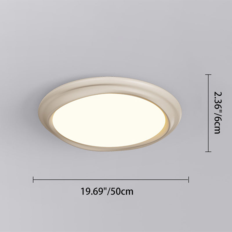 Zeitgenössische nordische Eisenharz-Acryl-Wolken-Rund-Quadrat-LED-Deckenleuchte für das Wohnzimmer 