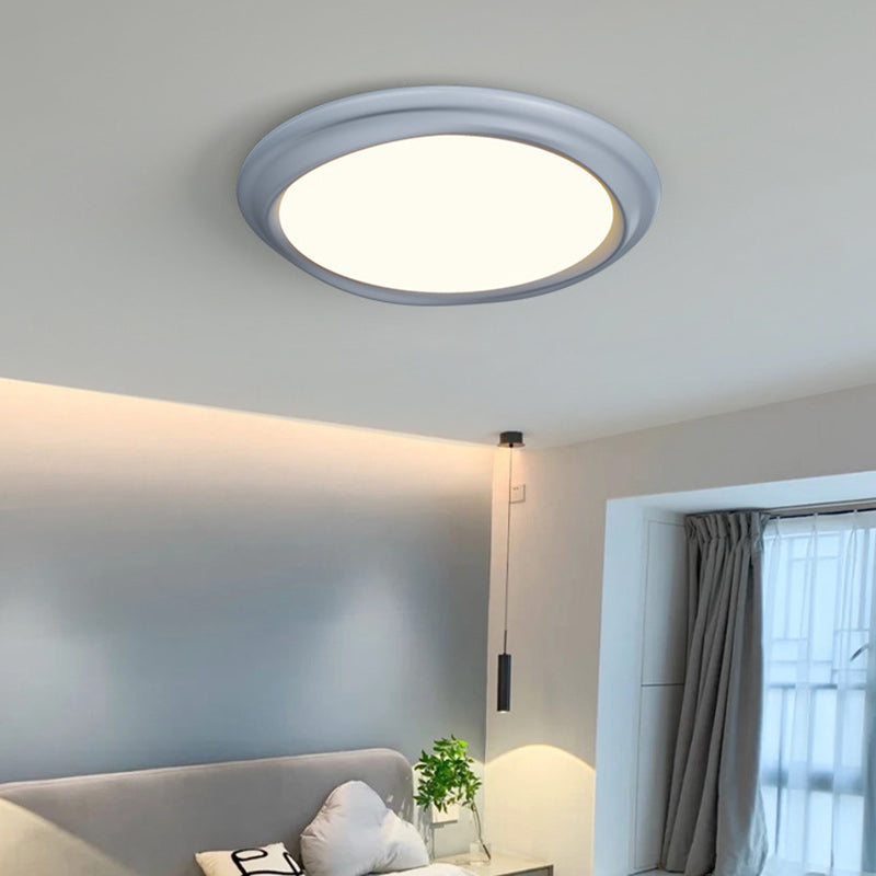 Zeitgenössische nordische Eisenharz-Acryl-Wolken-Rund-Quadrat-LED-Deckenleuchte für das Wohnzimmer 