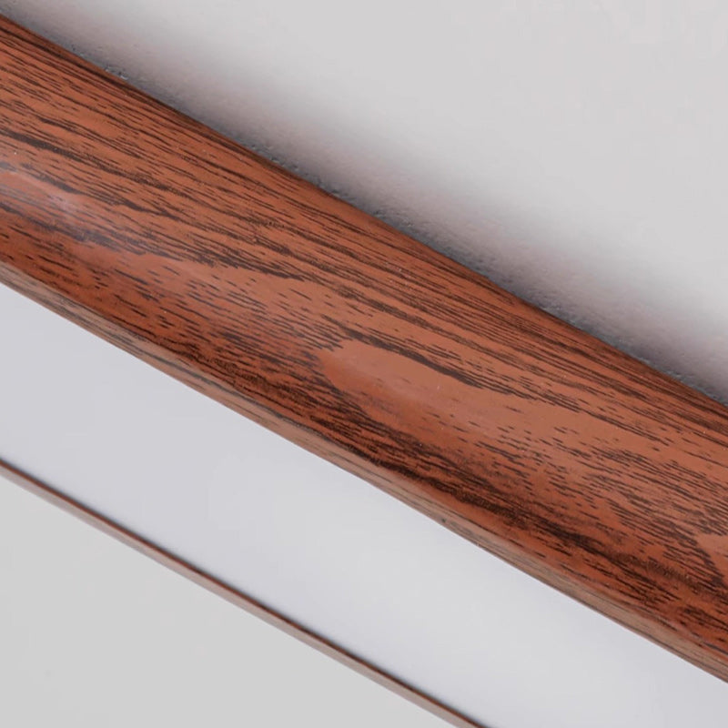 Zeitgenössische Retro Eisen Acryl Streifen Oval LED Deckenleuchte Für Flur 