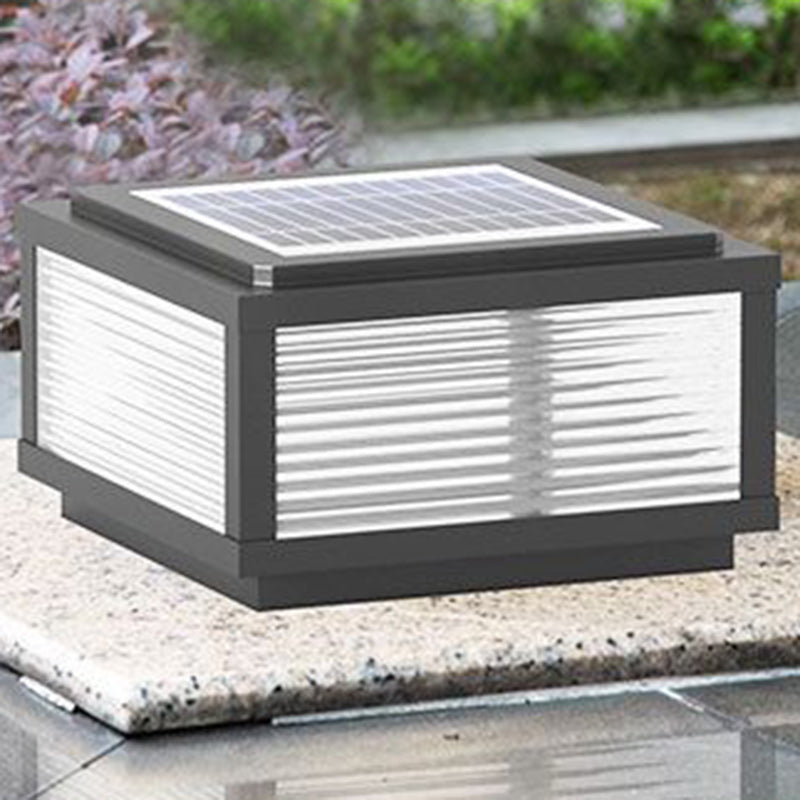 Éclairage paysager LED en verre en alliage d&