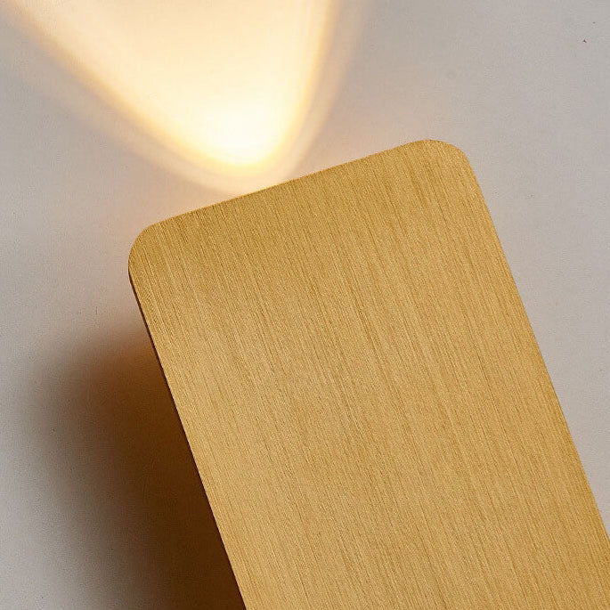 Nordic Minimalistischer Aluminium Rechteckiger Flachbildschirm 2-Licht LED Wandleuchte 