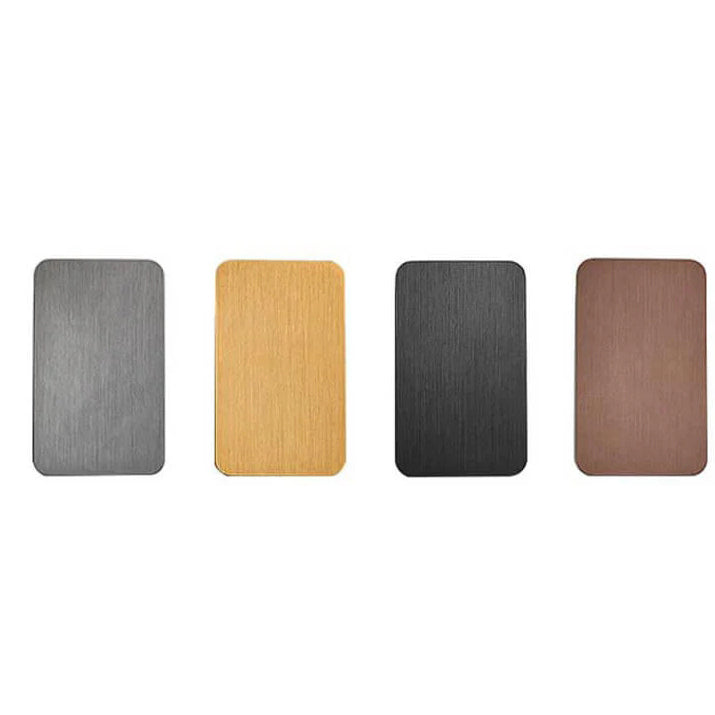 Nordic Minimalistischer Aluminium Rechteckiger Flachbildschirm 2-Licht LED Wandleuchte 