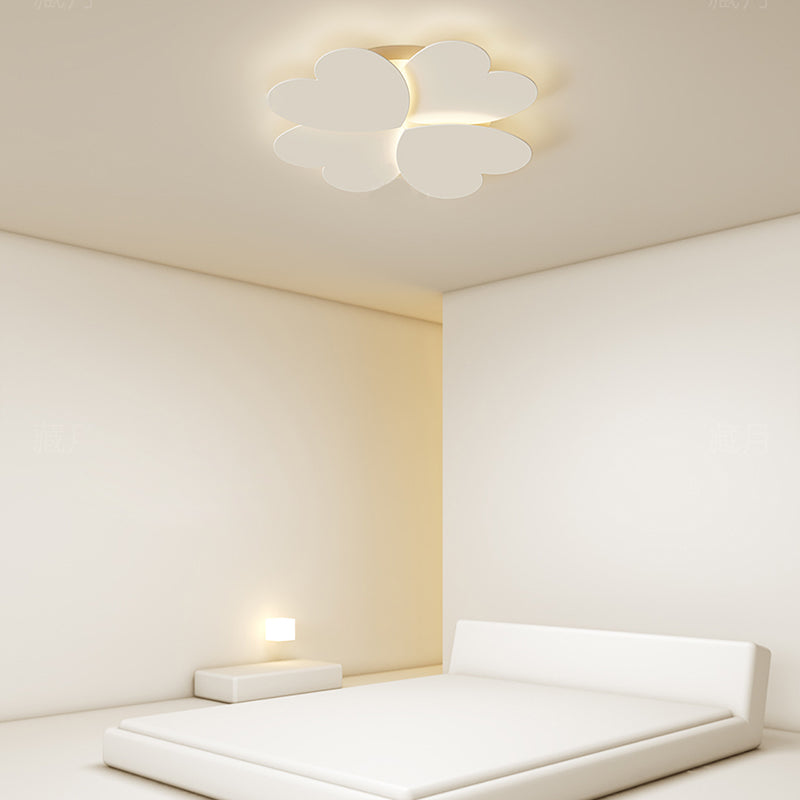 Moderne Einfachheit Liebe Herz Form Acryl Eisen LED Unterputz Deckenleuchte Für Schlafzimmer 