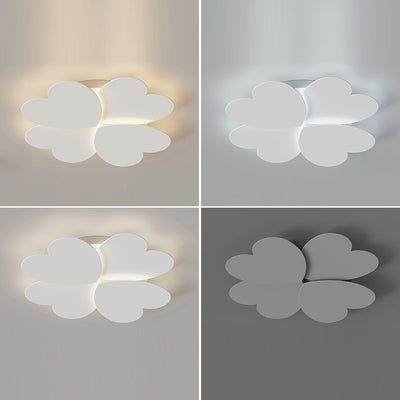 Moderne Einfachheit Liebe Herz Form Acryl Eisen LED Unterputz Deckenleuchte Für Schlafzimmer 