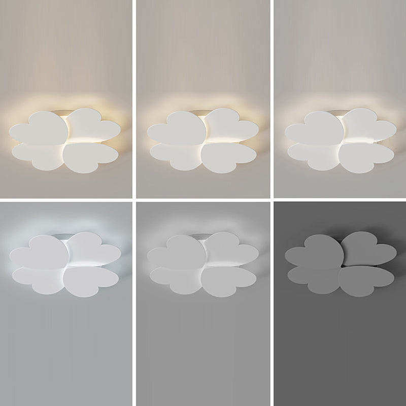 Moderne Einfachheit Liebe Herz Form Acryl Eisen LED Unterputz Deckenleuchte Für Schlafzimmer 