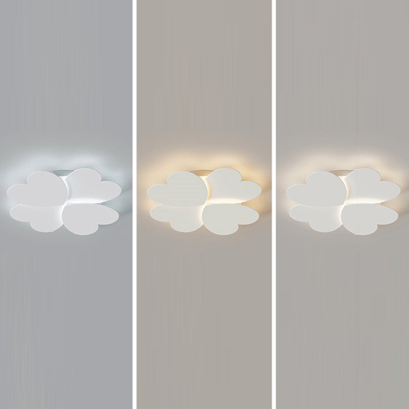 Moderne Einfachheit Liebe Herz Form Acryl Eisen LED Unterputz Deckenleuchte Für Schlafzimmer 