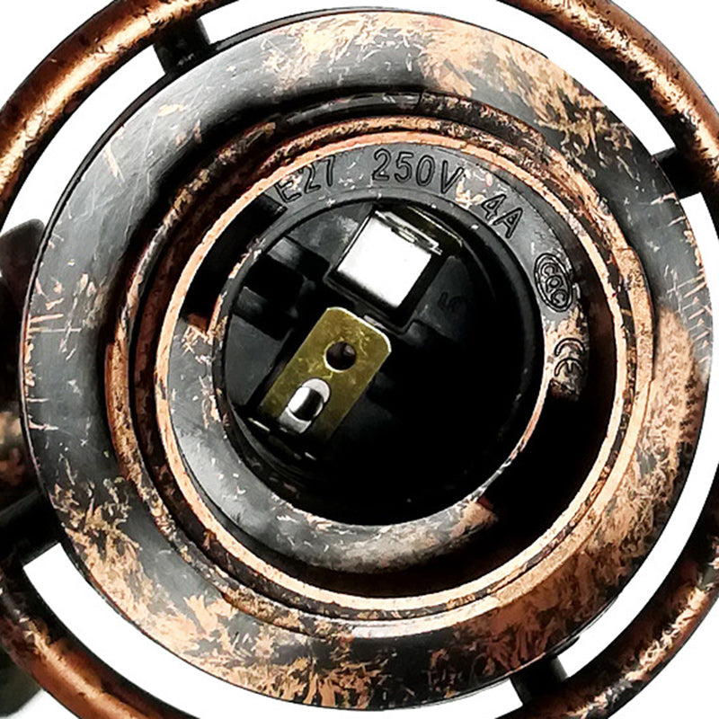 Zeitgenössische industrielle Eisen europäische Retro-Wasserrohr 1-Licht Wandleuchte 