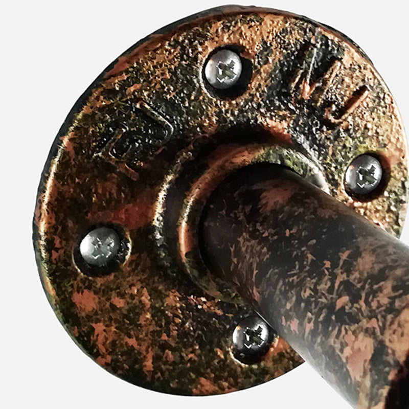 Zeitgenössische industrielle Eisen europäische Retro-Wasserrohr 1-Licht Wandleuchte 