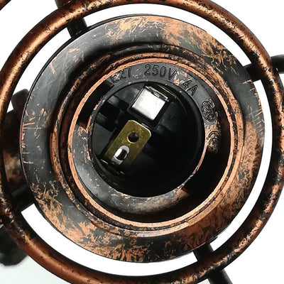 Zeitgenössische industrielle Eisen europäische Retro-Wasserrohr 1-Licht Wandleuchte 