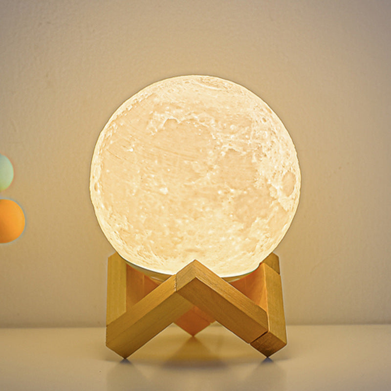 مصباح طاولة بتصميم كوكب إبداعي نورديك LED للديكور الليلي 