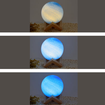 مصباح طاولة بتصميم كوكب إبداعي نورديك LED للديكور الليلي 