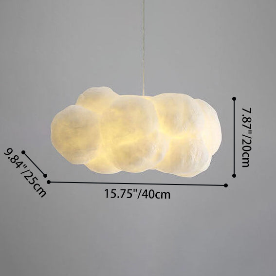 Schwebende Wolke 1-Licht LED Pendelleuchte 