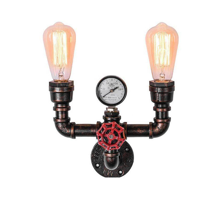 Industrielle Retro Kreative Metallrohr 2/3 Licht Wandleuchten 