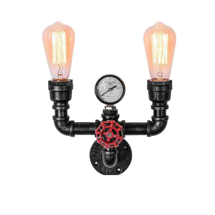 Industrielle Retro Kreative Metallrohr 2/3 Licht Wandleuchten 