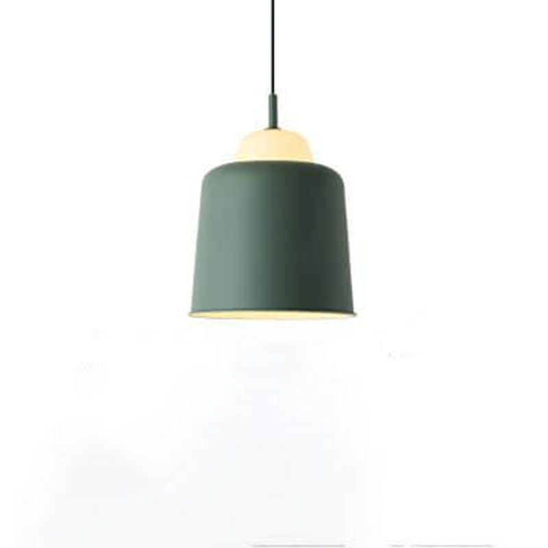 Nordic Creative Macaron Aluminum 1-Light Dome Pendant Light