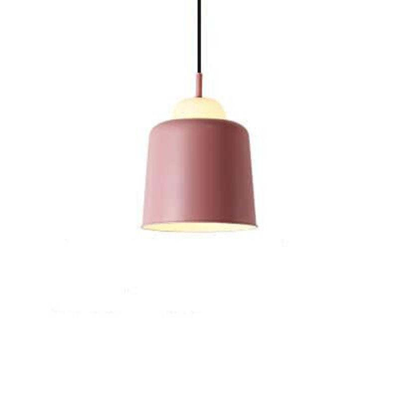 Nordic Creative Macaron Aluminum 1-Light Dome Pendant Light