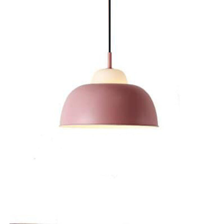 Nordic Creative Macaron Aluminum 1-Light Dome Pendant Light