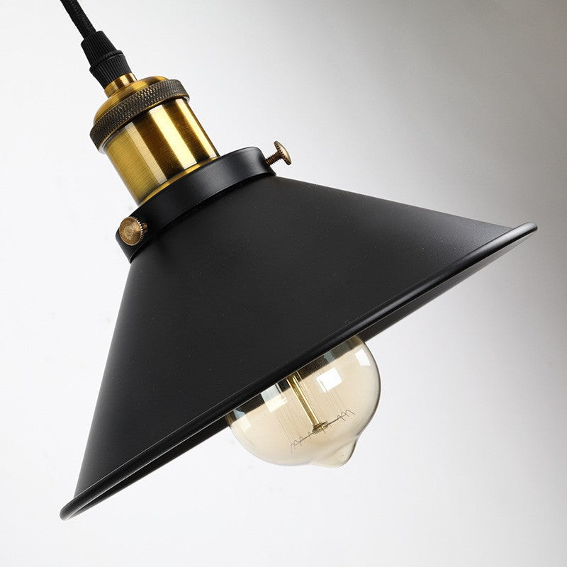Lámpara de Aplique de Pared de Polea de 1 Luz de Hierro Forjado Industrial Retro 
