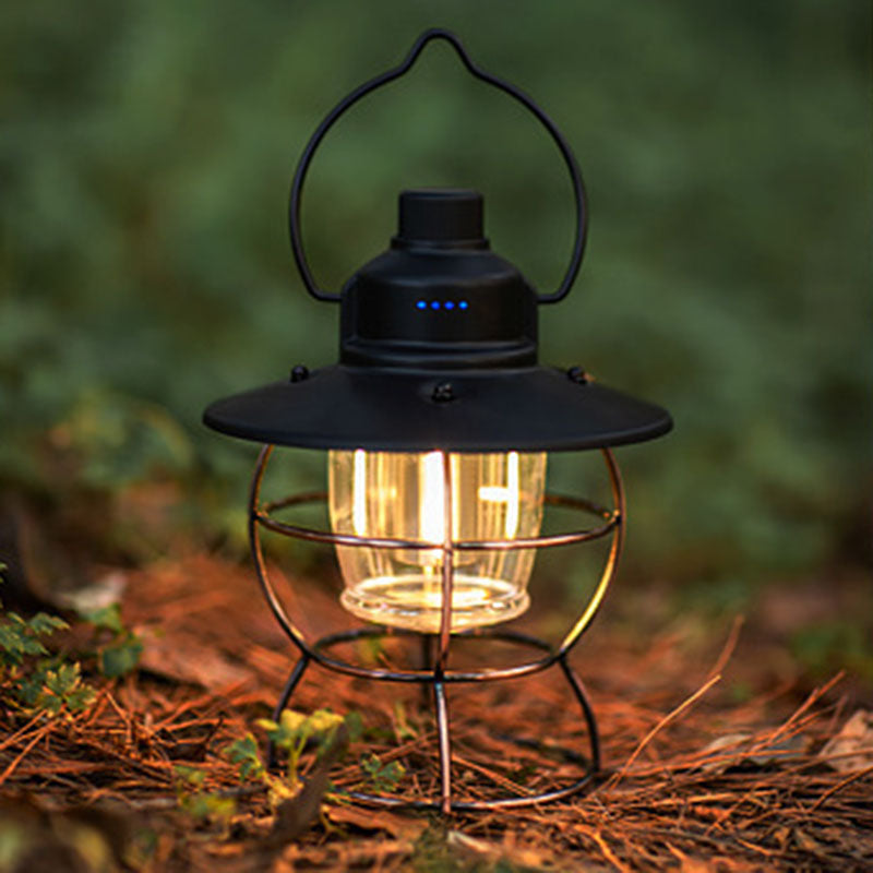 Outdoor Vintage Camping Light Horse Light Wiederaufladbare tragbare Campingleuchte