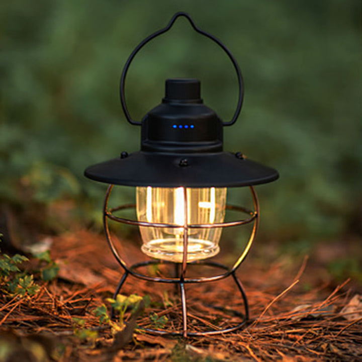 Outdoor Vintage Camping Light Horse Light Wiederaufladbare tragbare Campingleuchte