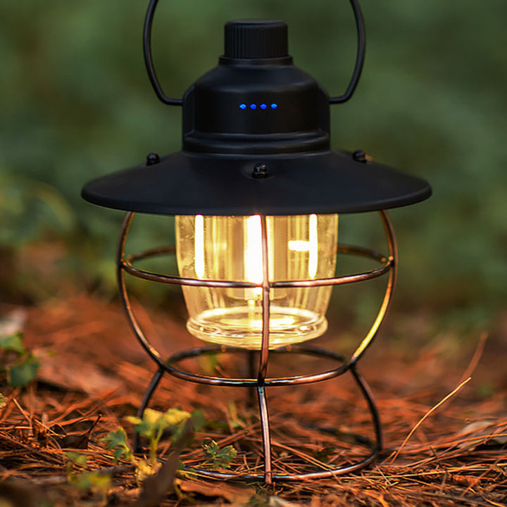 Outdoor Vintage Camping Light Horse Light Wiederaufladbare tragbare Campingleuchte