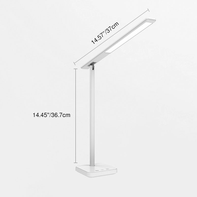 Moderne, einfache, faltbare, kabellose, wiederaufladbare LED-Touch-Schreibtischlampe für die Augenpflege