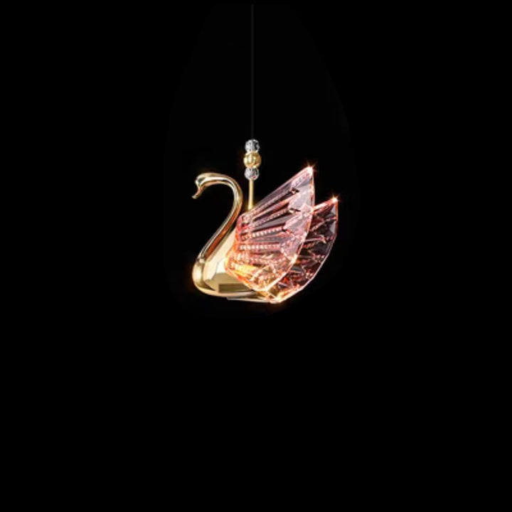 Lustre LED en forme de cygne en acrylique moderne et luxueux 