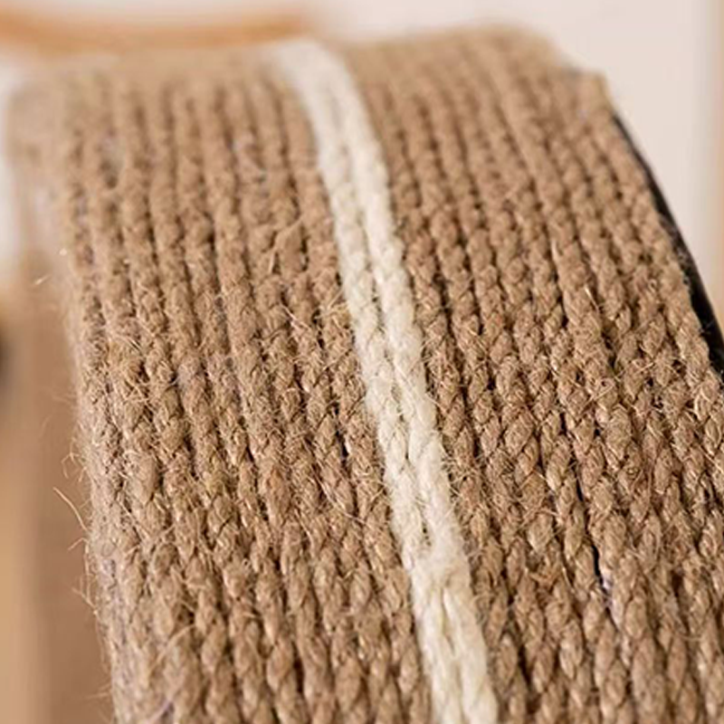 Modern Minimalist Cylindrical Round Sisal Foam Cat Scratching Post &amp; Scratching Board With Toy Ball For Living Room