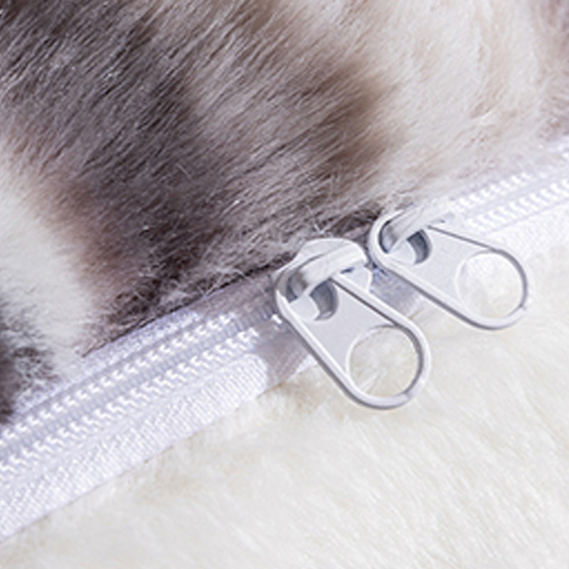 Modern Minimalist Cylindrical Velvet Latex Anti-Slip Dotted Fabric Cat Bed &amp; Dog Bed For Bedroom