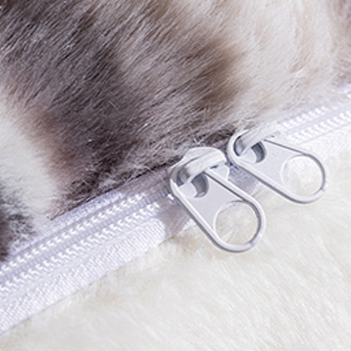 Modern Minimalist Cylindrical Velvet Latex Anti-Slip Dotted Fabric Cat Bed &amp; Dog Bed For Bedroom