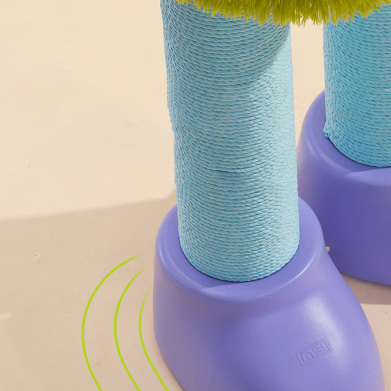 Árbol para gatos y condominio de forro polar con forma de bota cilíndrica creativa contemporánea, de HDPE, con cuerda de papel, 1 - condominio para sala de estar 