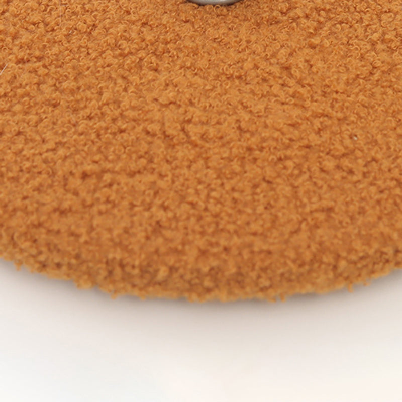Moderner kreativer zylindrisch-kugelförmiger Katzenkratzbaum aus Hanfseil, Samt, Stahl und MDF mit Spielball für das Wohnzimmer 