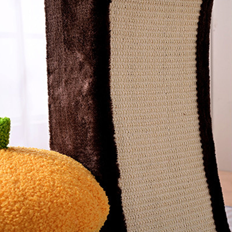 Contemporary Creative Cylindrical Mushroom-Shaped Sisal Fabric Velvet Medium Density Fiberboard Cat Tree &amp; Condo 1-Scratching Post 1-Condo For Living Room