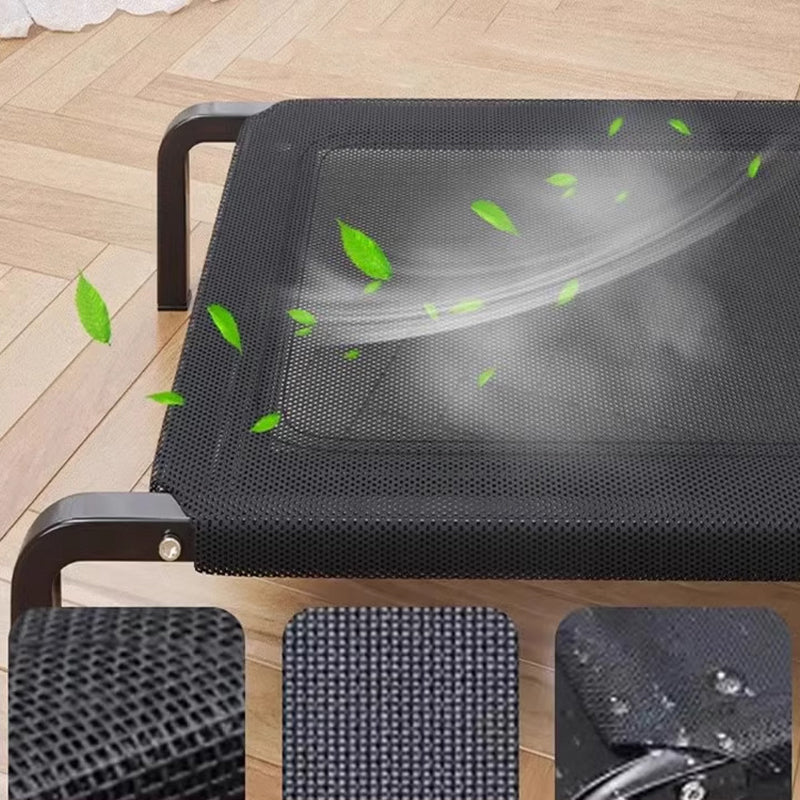 Modern Minimalist Nylon Iron Rectangular Dog Bed For Living Room &amp; Bedroom