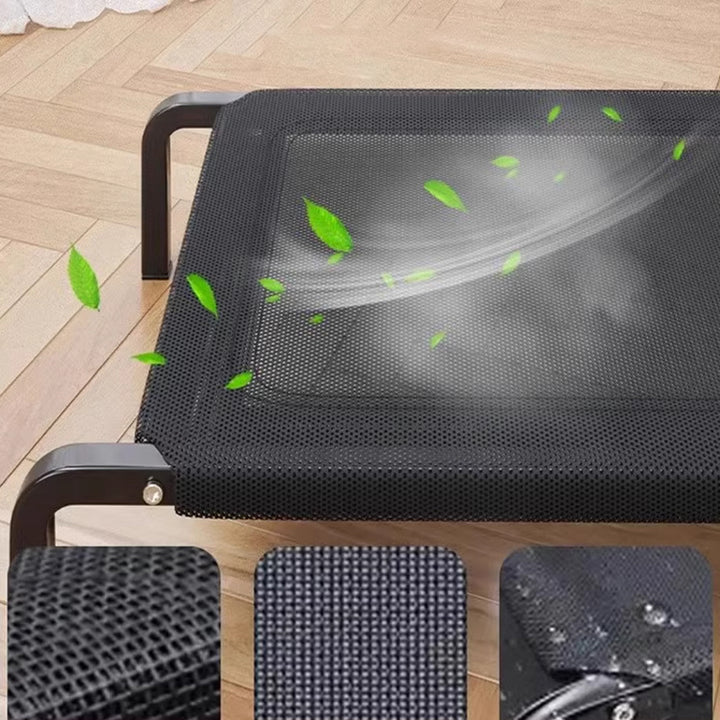 Modern Minimalist Nylon Iron Rectangular Dog Bed For Living Room &amp; Bedroom
