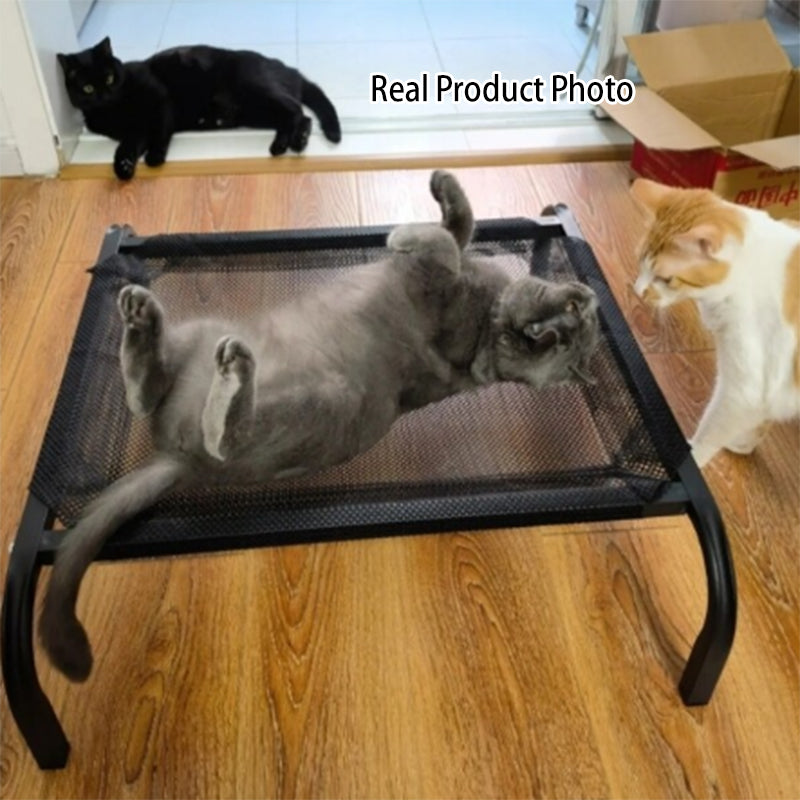 Modern Minimalist Nylon Iron Rectangular Dog Bed For Living Room &amp; Bedroom