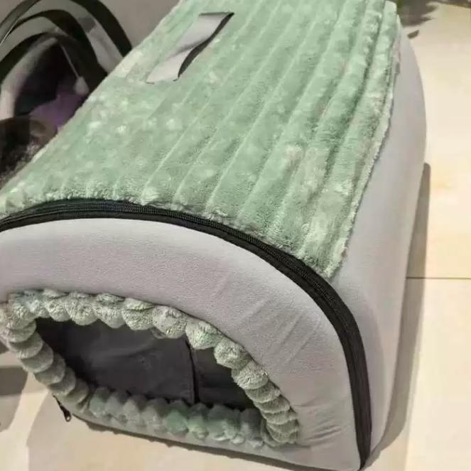 Cama para gato plegable con arco, de terciopelo minimalista moderno, esponja y algodón PP, para sala de estar y dormitorio 