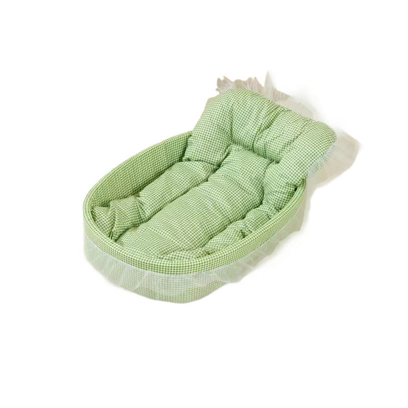 Modernes minimalistisches ovales Katzenbett aus Polyester und Schwamm für Wohnzimmer &amp; Schlafzimmer 