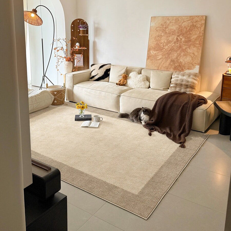 Tapis imprimé antidérapant rectangulaire en fibre de polyester et coton, style vintage traditionnel, pour salon 