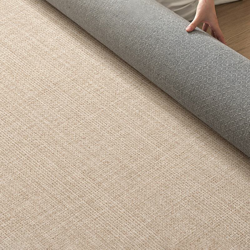 Contemporary Scandinavian Rectangular Faux Cashmere Cotton Non-Slip Printed Rug For Living Room