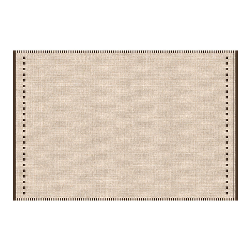 Contemporary Scandinavian Rectangular Faux Cashmere Cotton Non-Slip Printed Rug For Living Room