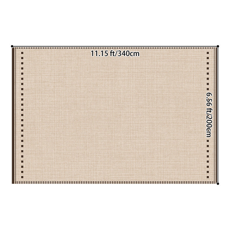 Contemporary Scandinavian Rectangular Faux Cashmere Cotton Non-Slip Printed Rug For Living Room