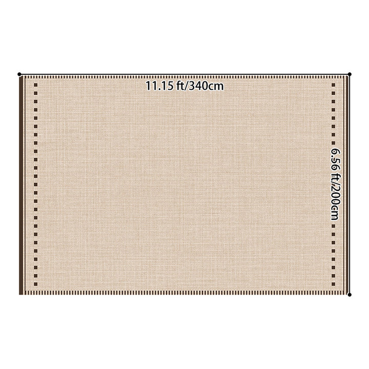 Contemporary Scandinavian Rectangular Faux Cashmere Cotton Non-Slip Printed Rug For Living Room