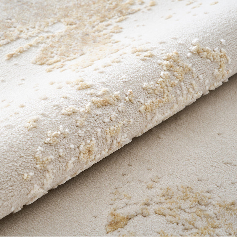Traditioneller japanischer rechteckiger Teppich aus Polyester-Polypropylen-Mischung und Jute mit rutschfester High-Low-Struktur für das Wohnzimmer 