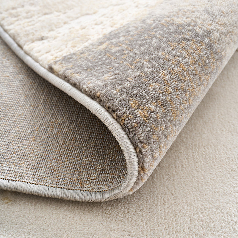 Traditioneller japanischer rechteckiger Teppich aus Polyester-Polypropylen-Mischung und Jute mit rutschfester High-Low-Struktur für das Wohnzimmer 