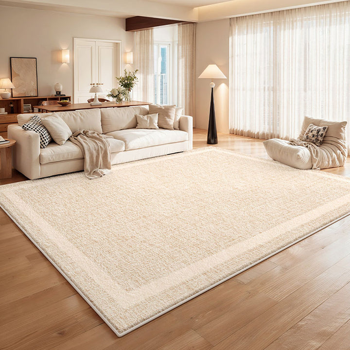 Alfombra antideslizante rectangular vintage tradicional de algodón con estampado de falso cachemira para sala de estar 