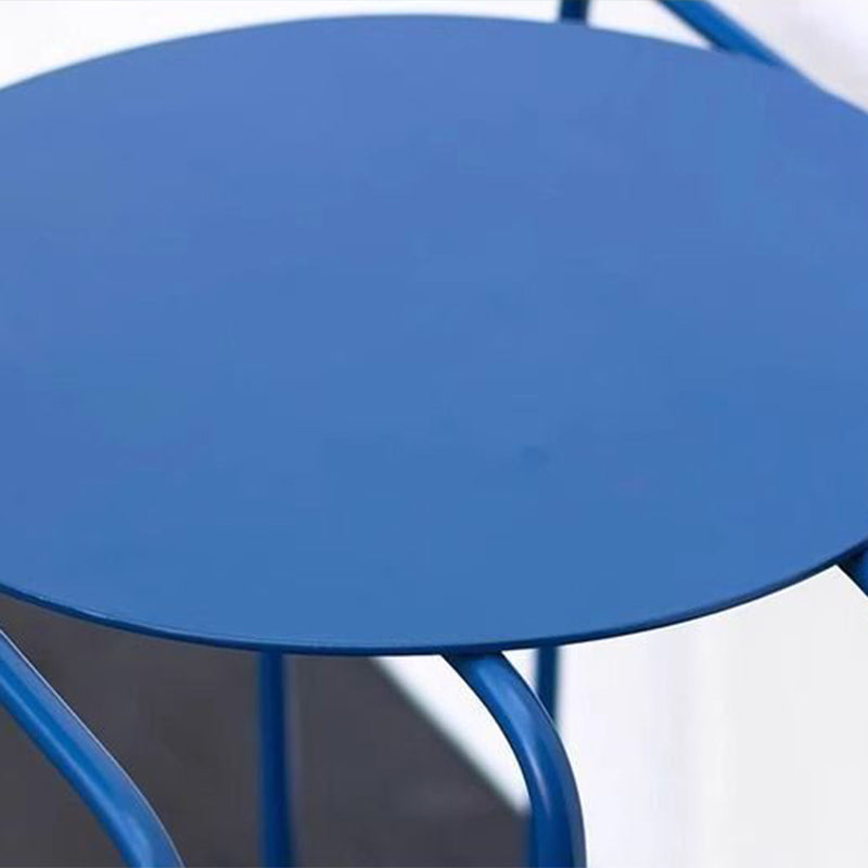 Contemporary Creative Iron Rectangular Side Table 2-Tier For Living Room