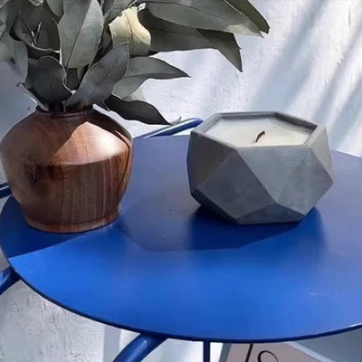 Contemporary Creative Iron Rectangular Side Table 2-Tier For Living Room