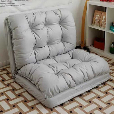 Modern Minimalist Bubble Fabric Iron Rectangular Accent Chair Backrest Armless For Living Room